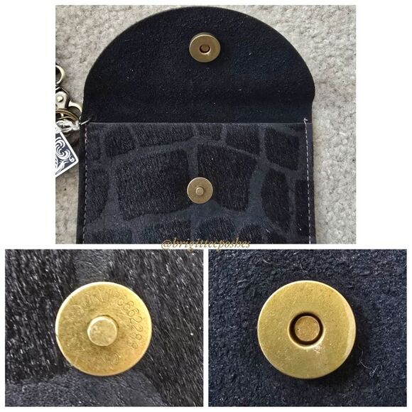 KEEP IT GYPSY Leather LV Accent Wristlet Purse - Picture 6 of 9